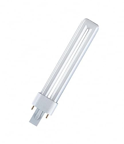 Osram - Lampada fluorescente compatta Dulux S G23, luce bianca calda (827) 7W