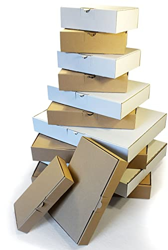 verpacking 25 Maxibriefkartons Maxibrief MB Braun - 160 x 110 x 50 mm - Versand Post Faltschachtel Versandschachtel Büchersendung - optimal geeignet für den Versand (Innenmaß 150 x 105 x 46 mm)