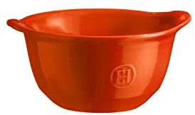 Emile Henry EH762149 Auflaufform, Keramik, Orange, 0,55 l