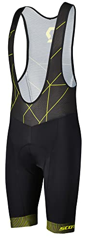 Scott RC Team ++ Fahrrad Trägerhose kurz schwarz/gelb 2024: Größe: L (50/52)