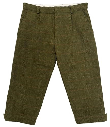 Game Technical Apparel Men’s Ascot Derby Tweed Breeks – Water Repellent Shooting Breeks with Adjustable Cuffs