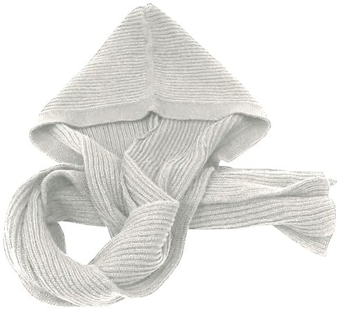 Winter Damen Dicker Warmer Strick Kapuzenschal Pullover Kopftuch Hoodie Mütze Muslimische Frauen Wollmütze Kapuzenschal Wickelschal Häkelstrick Halswärmer Herren Schal Blau Meliert (Grey, One Size)