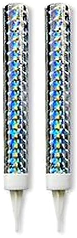 Holografische Eisfontäne – 50 Sekunden Brenndauer | Tortenfontäne mit Funkeneffekt & Glitzer-Design | Für Geburtstage, Partys & Hochzeiten | Raucharme Zimmerfontäne (2)