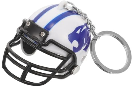 GALPADA Porte-clés Casque Football Américain Miniature Accessoire Décoratif Sportif pour Femmes et Fans Design Raffiné et Couleur Élégante Anniversaire et Fête