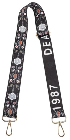 ERINGOGO Correa para Banjo Ajustable Patrón Vintage, Cinta de Hombro Estampada de Alta Resistencia, Accesorio Musical Duradero para Banjo de 5 Cuerdas, Adecuado para Músicos y Conciertos