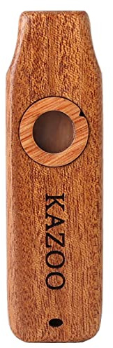 Wood Flute Membrane Guitar Ukulele Accompaniment Harmonic Diaphragm Oral Music Vessel Instrument for Children and Adults