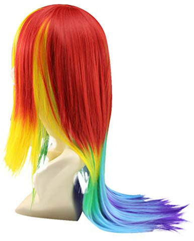 Healifty Cosplay-Perücke, lang, Farbverlauf