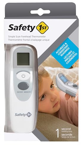 Safety 1st Simple Scan Forehead Thermometer, Grey