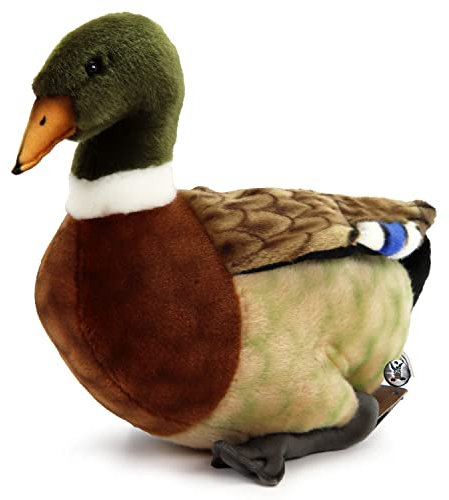 Anka premium mjuk leksak Stockanka Erpel fågel dekorativt djur 30 cm patti