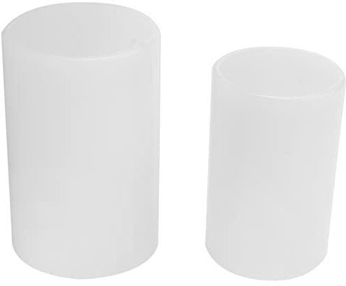 Dasertoe 2 storlekar, cylinder, ljusformar, silikonform för ljustillverkning, blockljus, hartsform, epoxi, , gjutformar