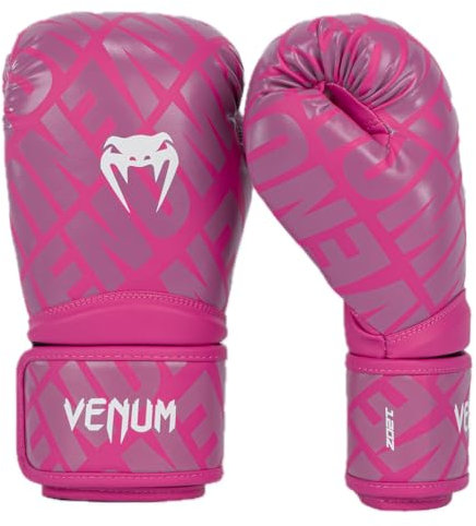 Venum, Contender 1.5 XT Boxhandschuhe, Unisex Erwachsene, 8 Oz, Weiß/Rosa