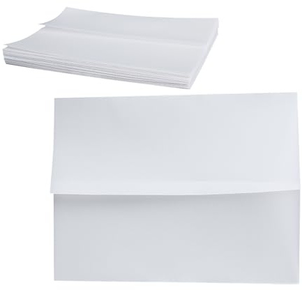 Vanyibro 40PCS Elegant Vellum Jackets Collection, Perfect for Invitations and Special Occasions