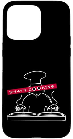 Cosa cucinare Chef DJ | Old school Giradischi Vinile LP Custodia per iPhone 15 Pro Max