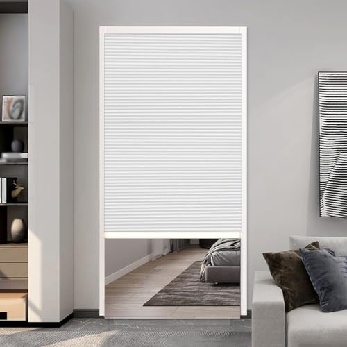 Porta a Soffietto da Interno Porte a Soffietto a Scomparsa Senza Fori, Porta Pieghevole A Nido D'ape per Piccoli E Grandi Spazi Di Apertura, Porta A Più Ante Per Divisorio(W55xH65cm/21.7x25.6)