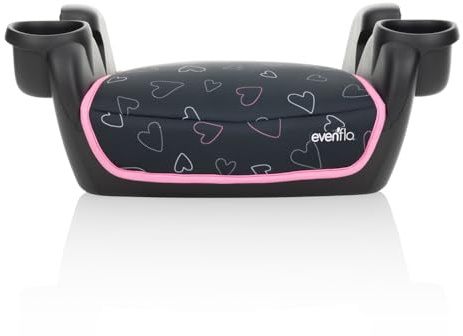 Evenflo GoTime No Back Booster Car Seat (Amore Pink)