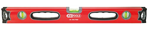 KS Tools 204.7060 aluminiumprofil-vattenvåg, 600 mm, rörnivelliering
