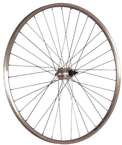 28 Pouces Roue arrière vélo YAK19 pour Cassette à Visser Argent