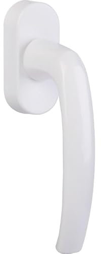 Poignée de fenêtre ATLANTA Blanc pour oscillo-battant - Hoppe et cie, Poignée de fenêtre pour fenêtre à ouverture oscillo-battante, Fixation : non visible, par vis filetées M5
