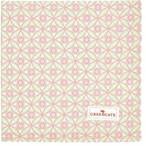 Greengate COTNAPEVA0108 Eva Stoffserviette white 40 x 40 cm (1 Stück)