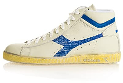 Diadora Scarpe Game L High Retro Sneakers Uomo Bianco/Azzurro 37