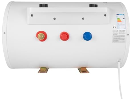 Chauffe Eau Électrique De 35L, Chauffe-Eau Instantané Horizontal, 220 V, Avec 2 Tuyaux d'Eau, Peut Être Utilisé pour Les LéGumes, Les Fruits