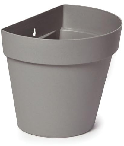 colourliving Pflanzkübel Blumentopf Rio | Pflanzkübel Robuster Übertopf oder Wand Blumentopf |aus Kunststoff, (Sand, 28x20x23cm Wand)