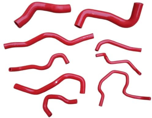 Manguito Intercoler Manguera De Refrigerante Del Radiador 21501-ED210 21503-ED210 Para Livina Para X-Gear HR16DE L11W 2004-2017(Red)