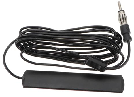 Antena de Parche para Coche Ant-309 Negro, FM Estéreo