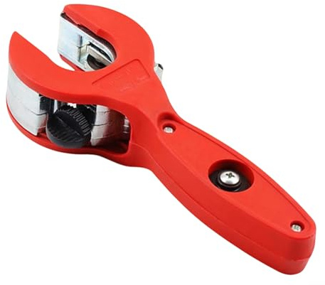 Coupe-tube PVC | Outil Manuel à Cliquet 2-en-1,Coupe-tube réglable,Pour Plomberie Construction Maintenance Industrielle Tuyaux en Cuivre Métal Mou Plombiers et Passionnés de