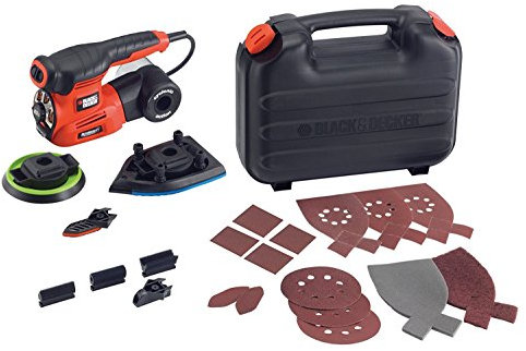 BLACK+DECKER B DKA280K Lijadora autoselect 4 en 1 230v