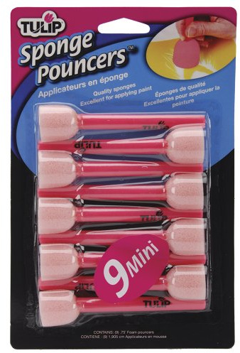 Tulip Duncan 27813 3/4-Inch Round Sponge Pouncers, Mini