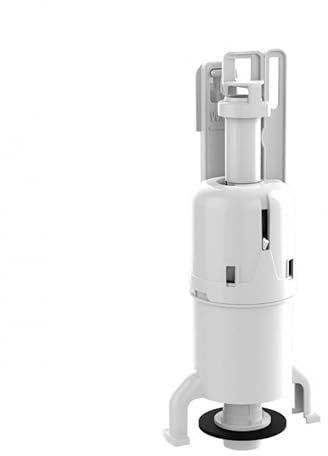 Schwab Wisa (eine Marke von Fluidmaster) Auslass-Spülventil – kompatibel mit Wisa XS, XT, UP380, UP387, 6–7,5 l einstellbares Spülvolumen, Doppelspülung 3/6 Liter (SKU-8050801525)