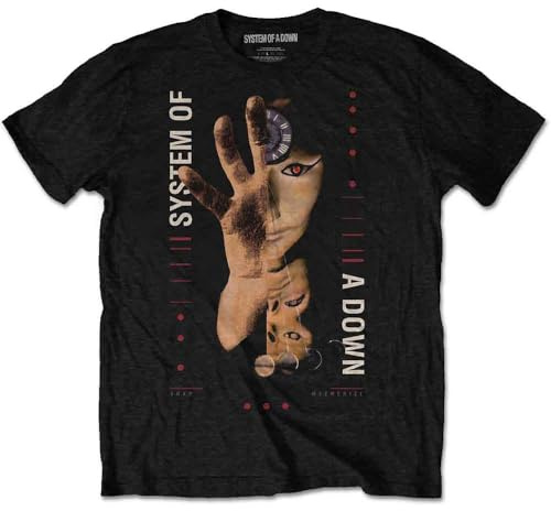 System of A Down T Shirt Pharoah Band Logo Official Mens Black XL