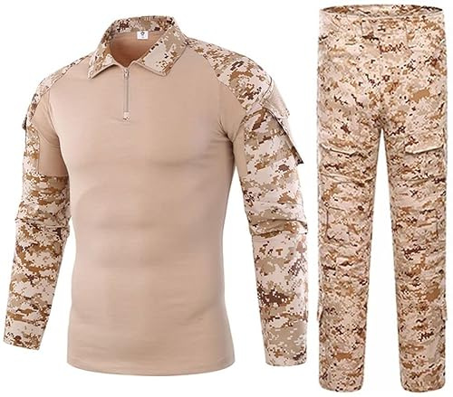 Czen Chemise de Combat militaire pour hommes uniforme tactique chemises à manches longues pantalon costume Airsoft BDU chemise Paintball tenue de Camouflage