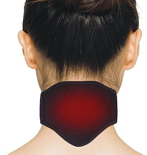 Cojín térmico para cuello, calentador de cuello, turmalina, cinturón cervical autocalentable, soporte cervical autocalentable, vendaje para artritis, dolor de cabeza, presión
