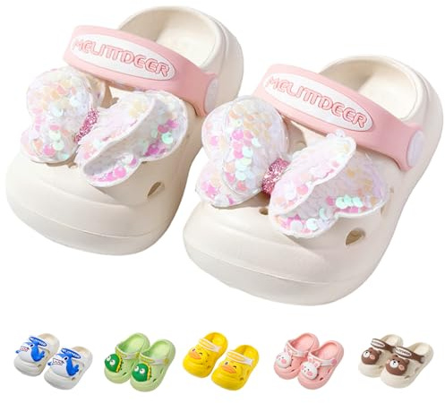 DRECAGE Mules et Sabots Enfants Pantoufles Chaussures Mixte Bébé Fille Garçon Chaussons Eté Piscine de Jardin Clogs Sandales de Plage à Enfiler 21 EU