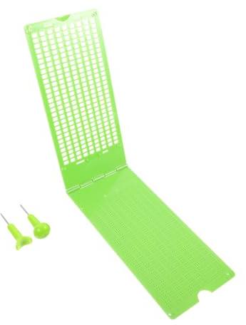 HAPINARY Tavoletta Braille 9 Righe 28 Spazi con Stilo per Scrittura Tattile Non Vedenti