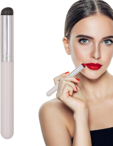 Pincel corrector de silicona, mini aplicador de silicona para brillo de labios, pincel de labios con cabeza, pincel de maquillaje, multifuncional para pintalabios, sombra de ojos, brillo