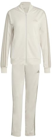 adidas Damen ESSENTIALS 3-STRIPES TRACKSUIT, Crystal Linen, L