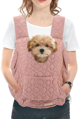 JIEBWCHA Sac À Dos Transporteur pour Chat,Accessoires pour Animaux Souples avec Poches - Petit Sac à Dos de Voyage pour Chien | pour Chiot, Chaton, Voyage en Plein Air, Camping, Randonnée, Marche,