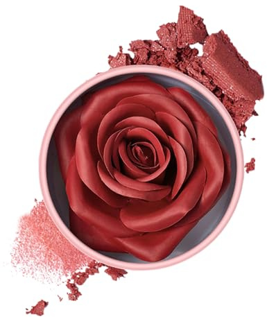 3D Petal Rose Blush - Rose Powder Blush | Flower Blush's | Face Powder For Long-Lasting Coverage Buildable Rouge For Face And Cheek Girls Parties Gathering