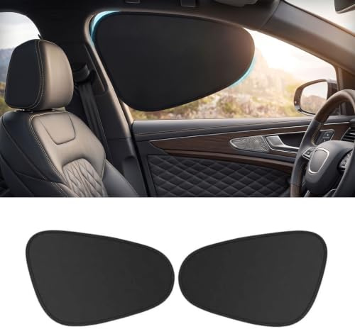 QIZUN Parasol Coche Ventana para BMW X5 G05 2026 2025-2018, Adhesión Electrostática Ventanilla Lateral Protección Solar Accesorios Coche 2 Piezas