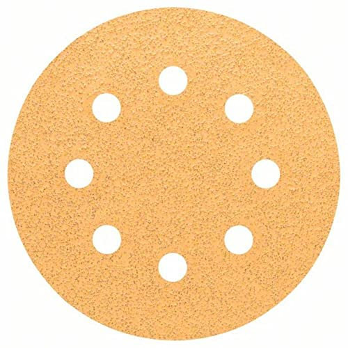 Bosch Professional 5 Stück Schleifblatt C470 Best for Wood+Paint (Holz und Farbe, 125 mm, Korn 80) 2608605069