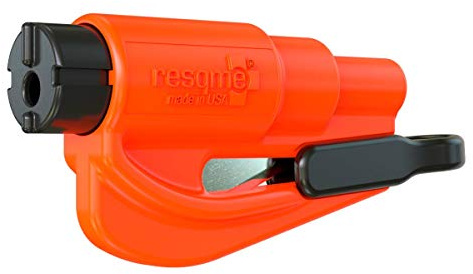 Resqme GBO-RQM-ORANGE Herramienta Rompecristales, Naranja, 1 Unidad
