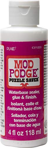 Mod Podge, Water-based Sealer, Glue and Finish, Puzzle Saver, Dries Clear, CS11223, 118 ml Bottle