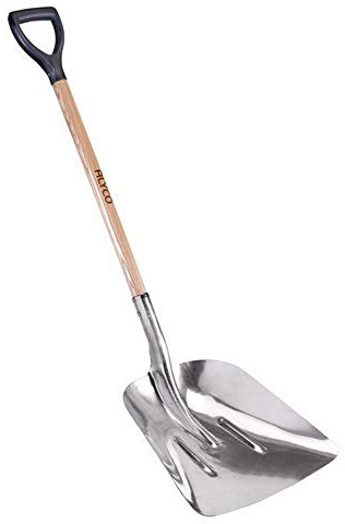 Alyco 198619 - Pala de aluminio mango tipo anilla 360x415 mm