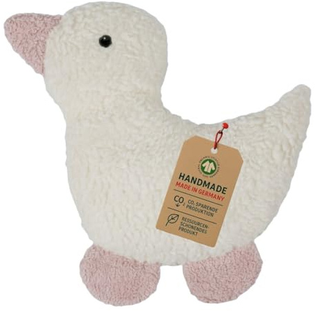 Efie épeautre coussin chauffant de canard rose Culture biologique contrôlée, certifié GOTS (KBA), 100% fabriqué en Allemagne