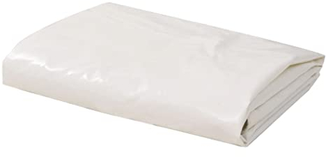vidaXL Telone 650 g/m² 3x3 m Bianco PVC Telo Protezione Copertura Protettiva