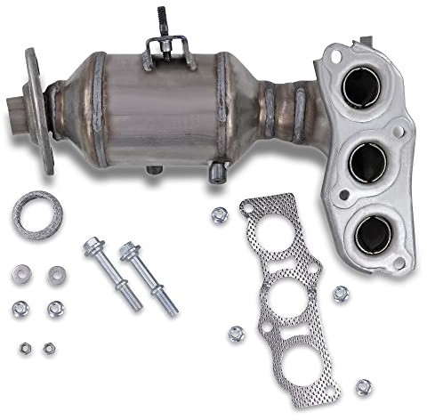 BESTPRICE ATP Catalyseur avec matériel de montage | Compatible avec: CITROËN C1, PEUGEOT 107, TOYOTA AYGO