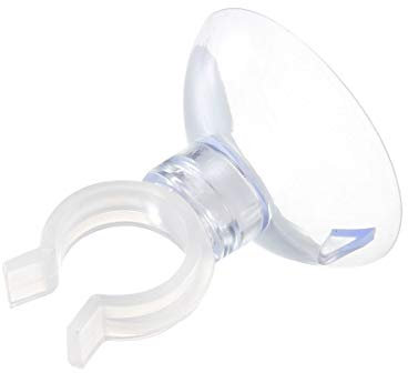 sourcing map 12 Stück Aquarium Saugnapf Clip Schlauchhalterklammern Luftpumpenzubehör Fischwasserpumpen Filter zubehör 13mm Klar